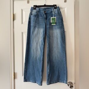 HALARA Blue Wide Leg Women's Jeans